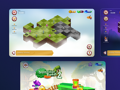 Forest Fusion - Gaming App branding design illustration mobile ui ux