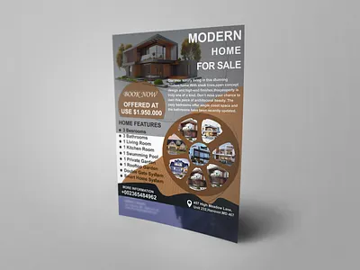 Home For Sale Flyer Design adobe illustration