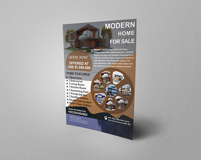 Home For Sale Flyer Design adobe illustration