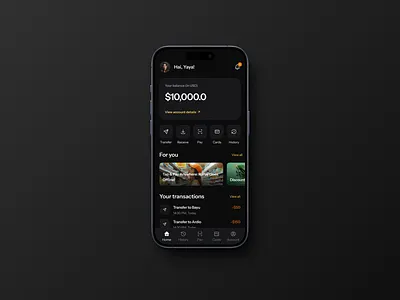 FuPay - Wallet App aplikasi bank app design crypto cryptocurrency dark theme desain aplikasi finance app financem mobile app wallet a