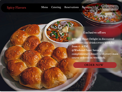Spicy Flavours: Indian Restaurant Dashboard beautifuldesign dashborad design designing figma figmadashoboard inspire ui uidesign uiux ux