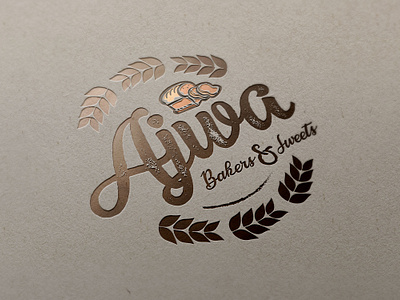 Ajwa Bakers bakers bakers logo bakers monogram bakery logo branding design designerr pro graphics design logo