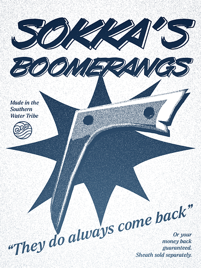 Sokka's Boomerangs Flyer ad design ad poster branding business website design flyer graphic design illustration logo marketing vector