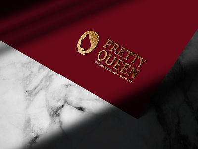 Pretty Queen branding design graphic design illustration logo salonbranding typography vector