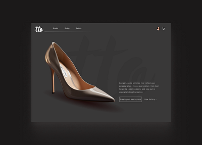 Step into Your Own Style design ecommerce shoes ui ux website website design