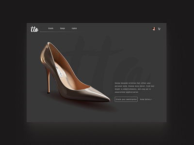 Step into Your Own Style design ecommerce shoes ui ux website website design