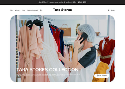 Tara Stores brand identity branding design ecommerce graphic design illustration ui uiux