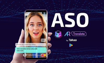 ASO Assets - AR Translate app app aso featured image graphic design icon screen capture