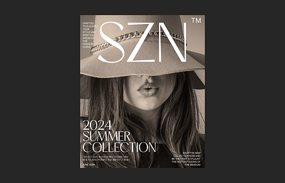 SZN - Poster - Style Test - 003 branding design ecommerce fashion graphic design illustration inspiration landing page logo poster shop ui ux vector website