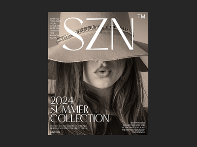SZN - Poster - Style Test - 003 branding design ecommerce fashion graphic design illustration inspiration landing page logo poster shop ui ux vector website