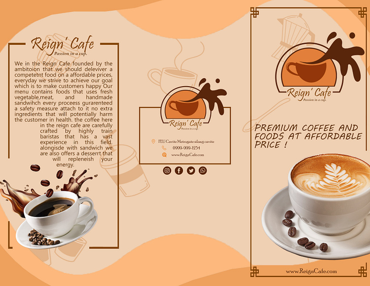 Front Cover of brochure by PANIS , JOSEPH REIGNHARD D on Dribbble