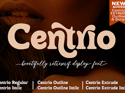 Centrio Typeface Free Download calligraphy font display font family font font pairing handwriting handwritten font modern font modern script retro font retro serif sans typeface serif display serif typeface vintage font