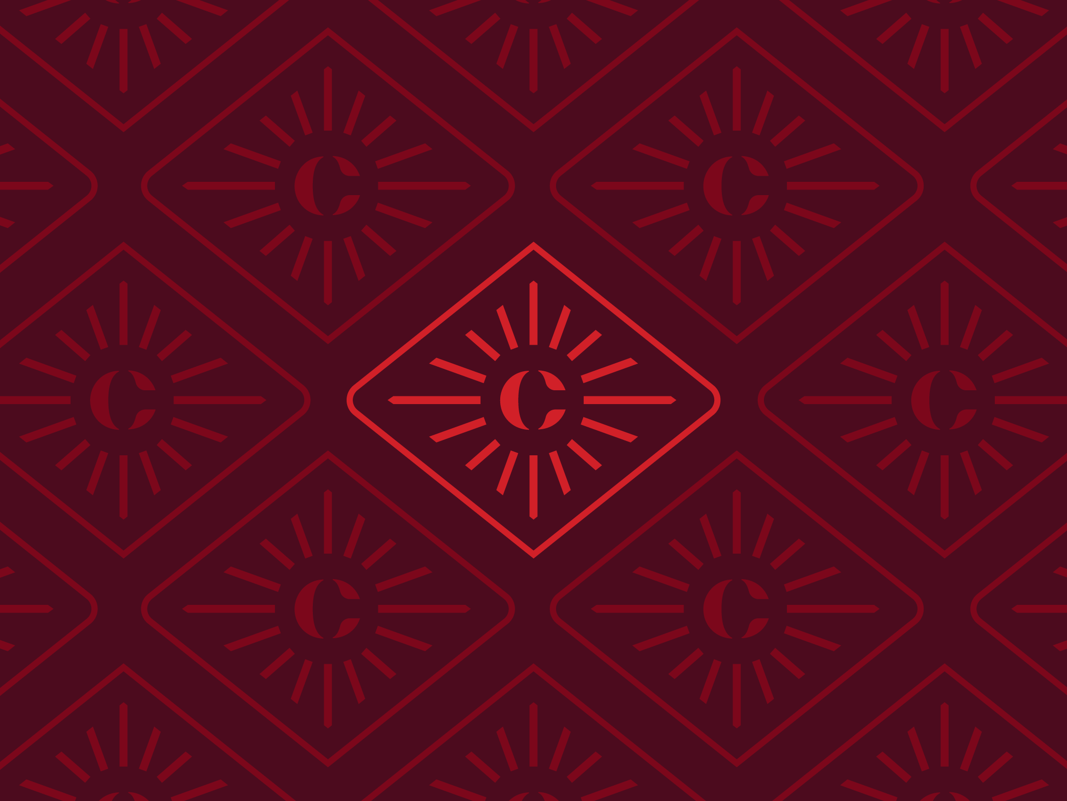 Capsule Pattern badge brand branding burst c diamond eye glow graphic pattern identity linework monogram pattern