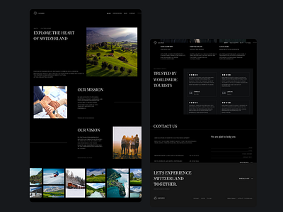 Travel agency - About Us page about us design figma responsive travelagency uxui webdesign