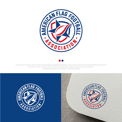 american football brand logo graphic design logo