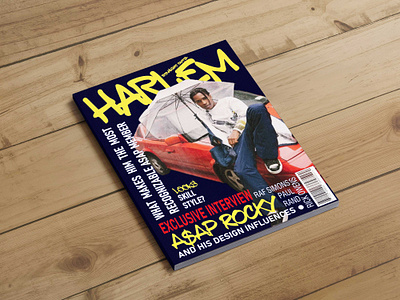 Cover for Hiphop magazine asap rocky design graphic design hiphop magazine