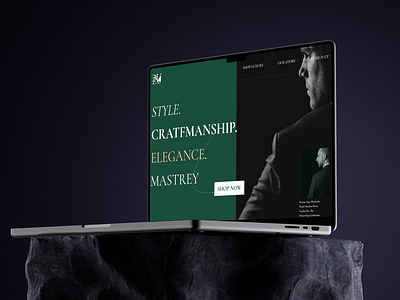 ZU; A HIGH-END LUXURY FASHION BRAND FOR MEN. branding design e commerce fashion landing page logo ui web design