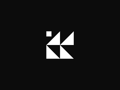 Elegant Geometric Composition logo design. abstract logo branding brandmark design geometric composition geometric logo graphic design icon k letter logo logo logo design logo for sale minimal logo