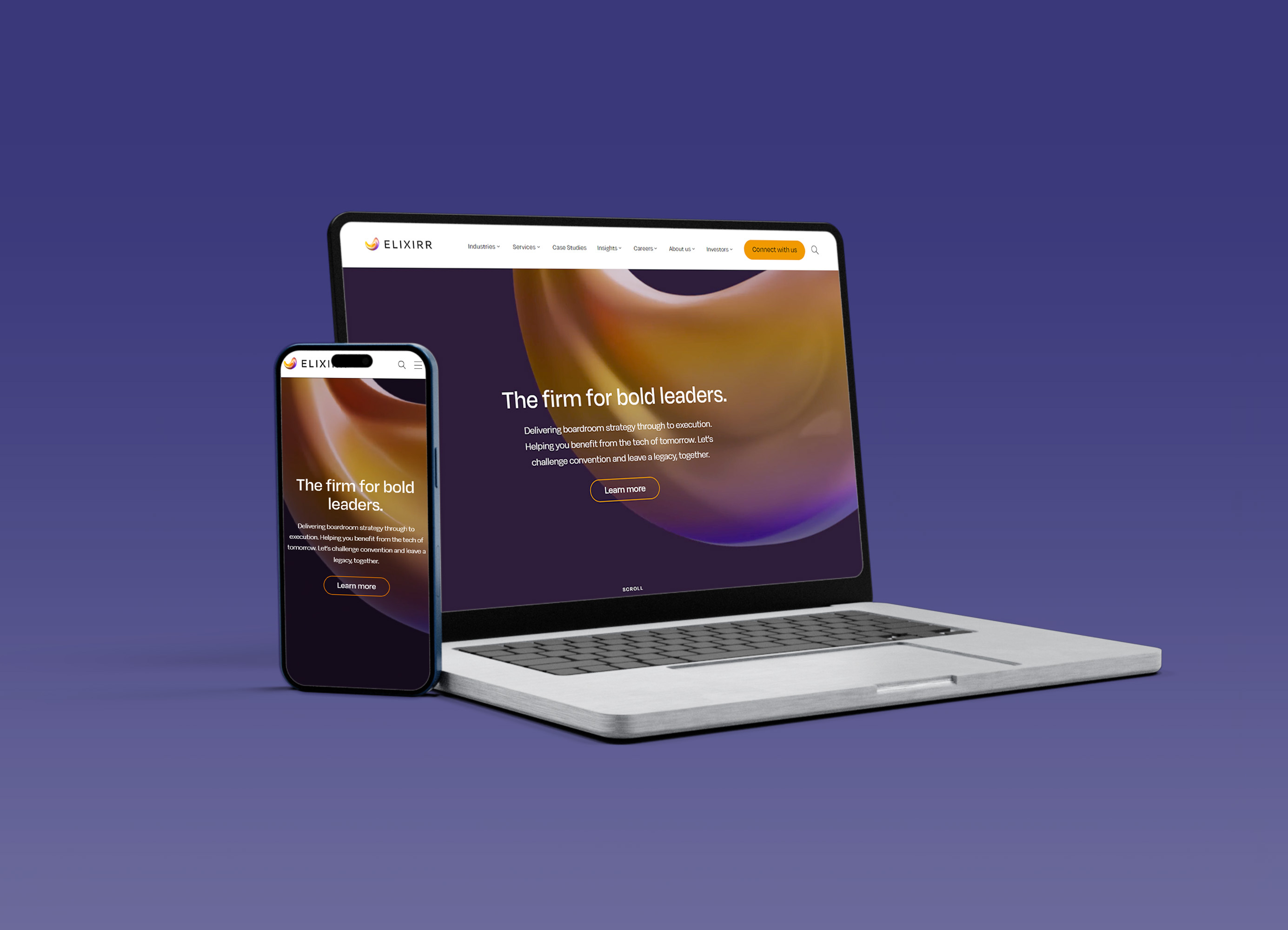 Example of Word Press Website Design