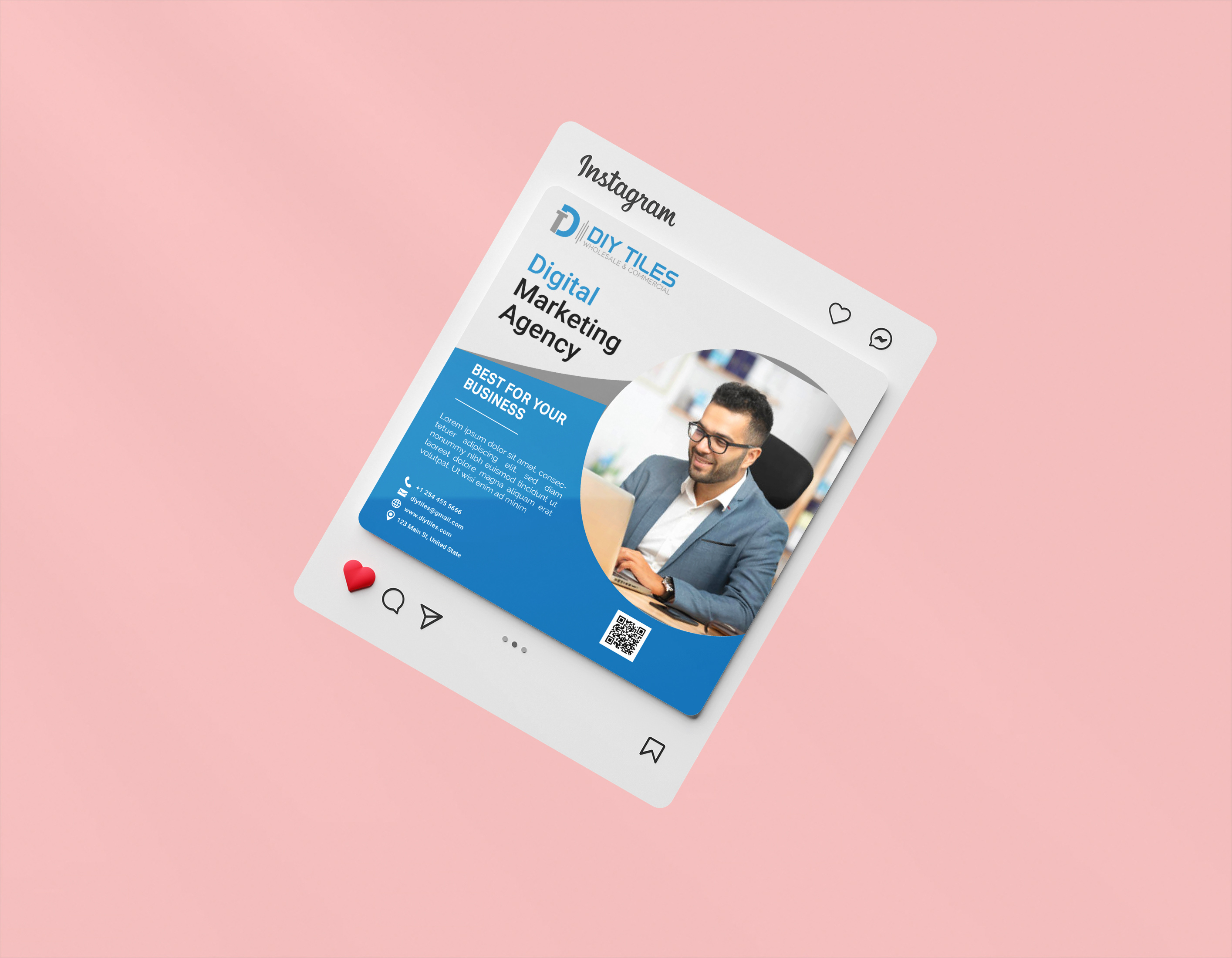 Social Media Logo Design 3d animation branding design graphic design illustration logo motion graphics social media logo design vector