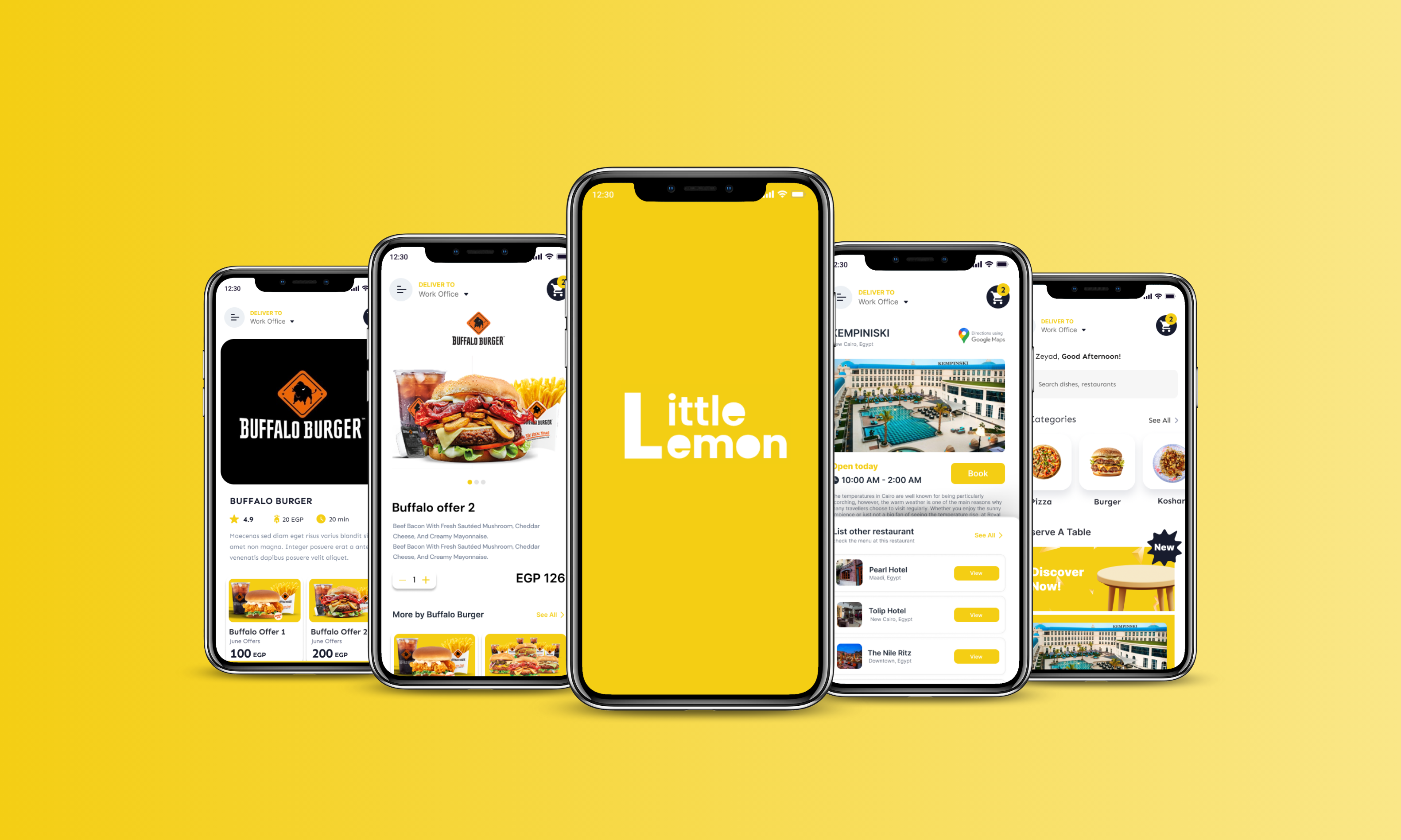 Little Lemon App app food food order food ordering ordering ui