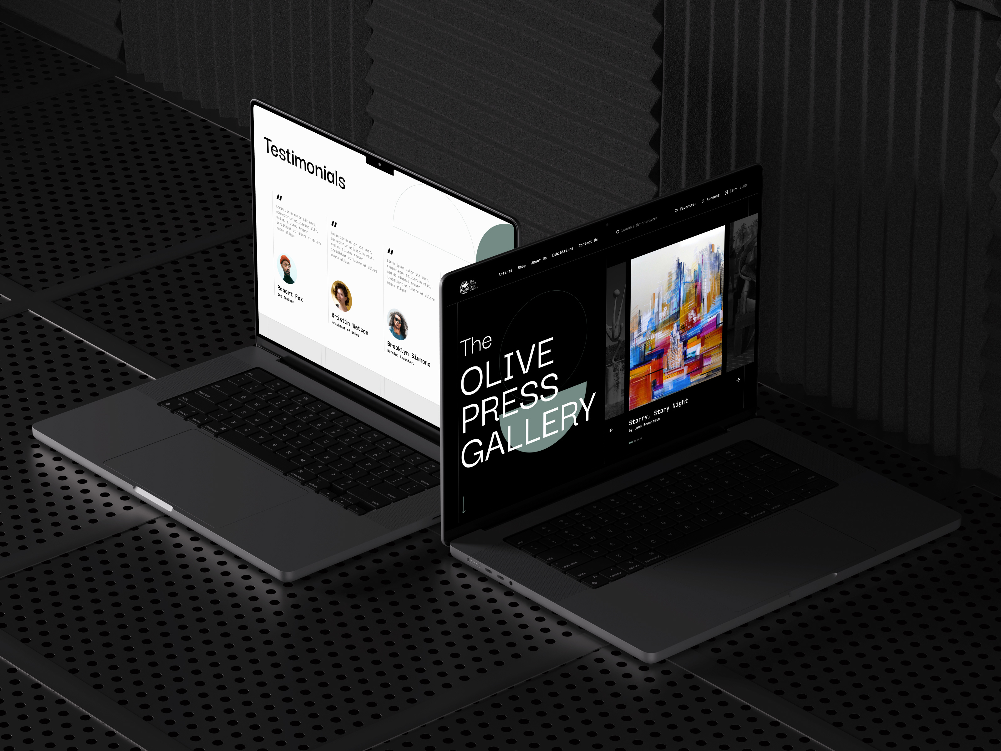 Art Gallery Online Store clean design e commerce layout minimalist modern online store portfolio typography ui ux web website