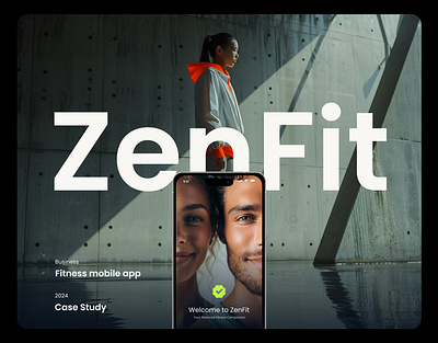 ZenFit App Case Study app appdesign casestudy design graphic design ui ux zenfit