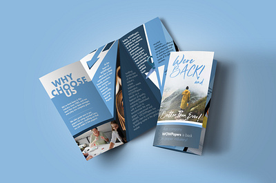 Have time to read a Zappy Design? colorful brochure graphic design graphic design ideas product design tri fold brochure