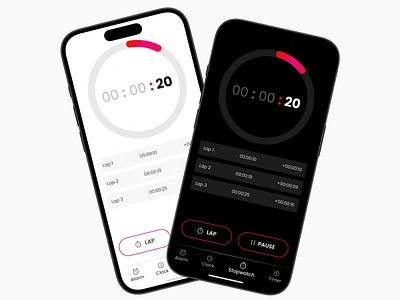 STOPWATCH UI SCREEN daily ui daily ui 71 dailyui design mobile mobile design stopwatch stopwatch ui stopwatch ui design stopwatch ui screen ui ui design uiux design user interface