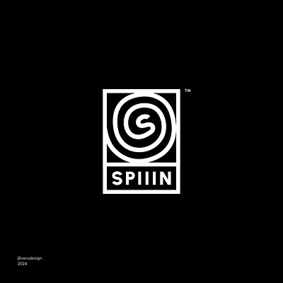 Spiiin Records Logo brand brand design branding daily logo daily logo challenge day 36 logo logo design logotype music record label records spiiin