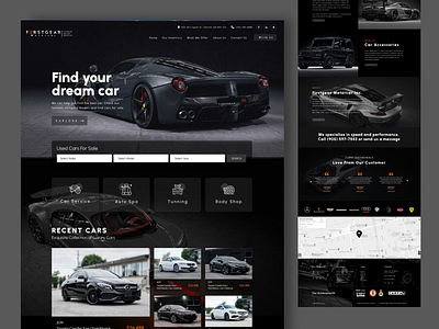 Car Portal Website branding car landing page car portal car website design graphic design landing page ui ux web design website design