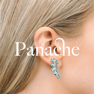 Panache: Brand Identity brand identity branding graphic design jewelry logo
