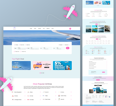 #Travel Website #Landing page Design #ui animation branding landing page design products design travel website ui ux visual design