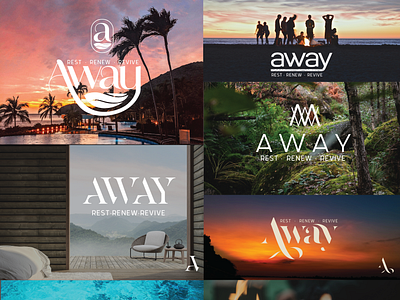 Away - Artist Retreat branding design graphic design illustration logo typography