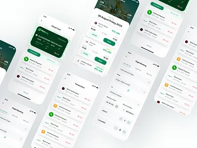 Pitchpay Fintech (Bills Payment) Mobile App UI design bills payment design fintech flight booking ins inspiration mobile app transaction history ui virtual card