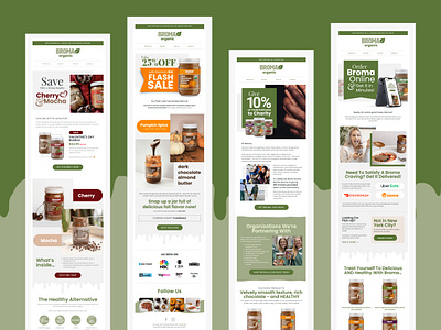 Broma Organic - Campaign Emails design email campaign email design email marketing email template