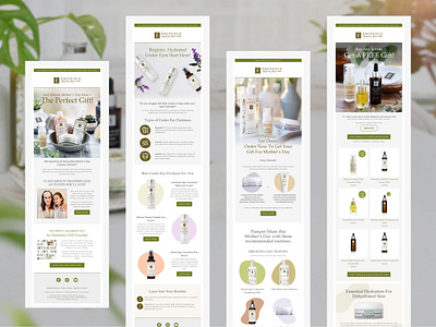 Eminence Organic Skincare - Email Campaigns automated email series design email campaign email design email marketing email template email templates