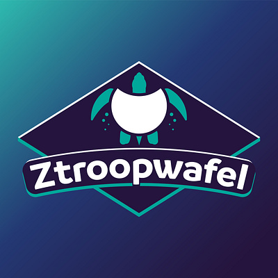Ztroopwafel Brand brand logo custom logo turtle logo ztroopwafel brand