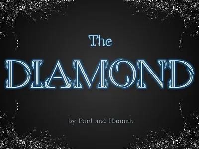 The DIAMOND font cartoon creative cute diamond elegant font font design fonts gems graphic design handwriting handwritten lettering modern motion graphics script star