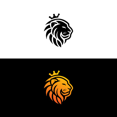 Lion King Logo animal logo king logo lion king logo lion logo minimalist logos
