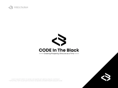 CODE In The Black brand brand design brand identity branding coding creative logo cyber logo design development graphic design logo logo design modern logo modern web programming logo security logo tech logo technology logo web brand web logo