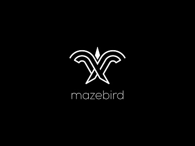 Maze bird logo bird bird logo brand identity branding clothing brand logo fashion brand logo game gaming gaming logo line art logo logo design logodesigner logos logotype maze maze logo minimal modern unique logo