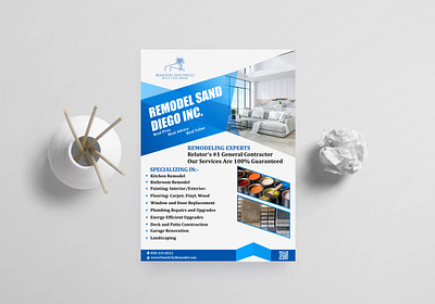 Creative & Modern Business Flyer Design. branding business construction flyer design contractor flyer design creative design designer flyer flyer design graphic design professional real estate real estate flyer design template