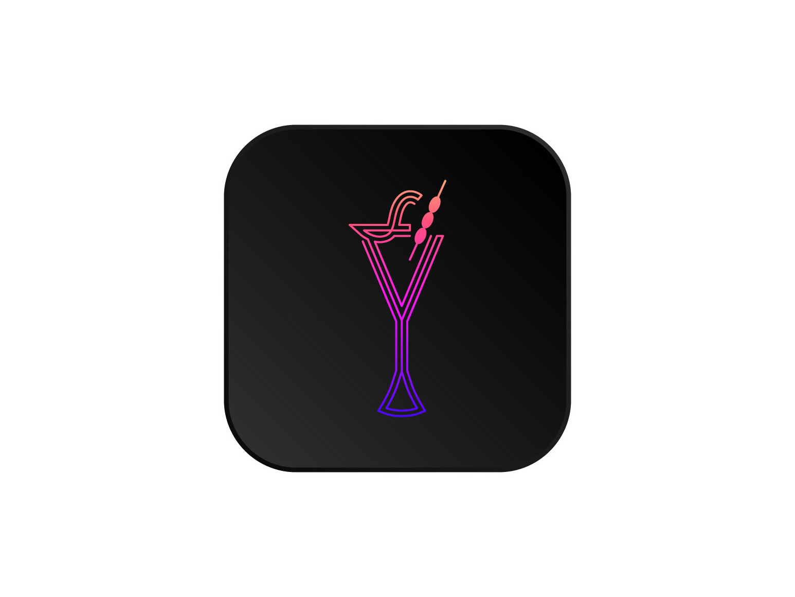 Bar logo, Martini glass, Bar Apps, Modern, Elegant by Md Humayun Kabir ...