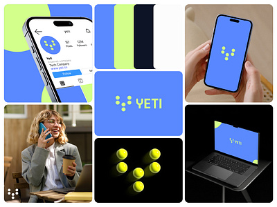 Yeti - Youth Entrepreneurs in Technology and Innovation agency bento brand brand identity branding design graphic designs handcrafted iconic logofolio logomark mockups studio symbol tech timeless visuals web3 y logo youth