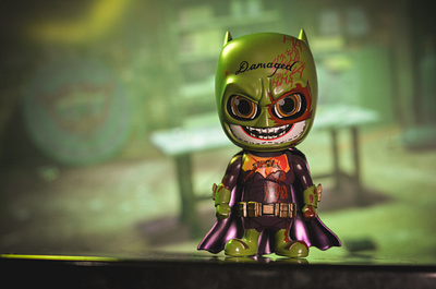 Cosbaby The Joker BATMAN IMPOSTER VER. 2 actionfigure design photography photoshoot toyphotography
