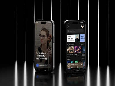 Music App Design app design music musicapp musicappdesign musicplayer musicui ui uiux userinterface ux