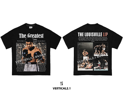 THE GREATEST ALI BOOTLEG DESIGN apparel design bootleg bootleg design boxing clothing design graphic design streetwear design tshirt design