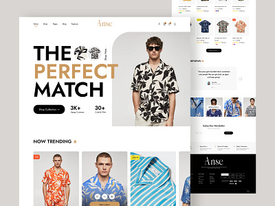 Anse e-commerce website UI design design e commerce ui design ecommerce ecommerce landing page graphic design landing page landing page ui shop ui design shop ux summer collection ui summer ui design summer web design ui ui design ui ux user experience user interface design ux web design web ui