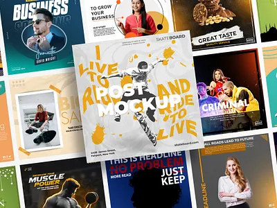 Social Media Post Designs for Growth (Instagram & Facebook) banner branding design graphic design illustration ins logo social media post design typography ui ux vector